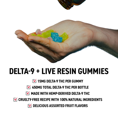 Live-Resin D9 Gummies