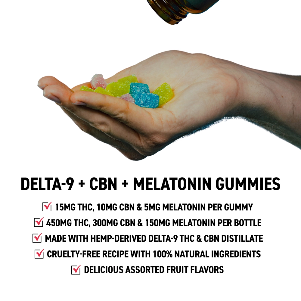 D9 + C.B.N. Sleep Gummies