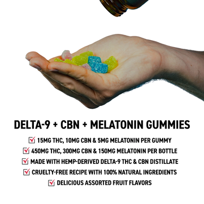 D9 + C.B.N. Sleep Gummies
